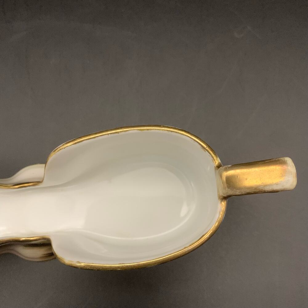 Antique 1918 Noritake Morimuru Porcelain Spoon Holder Hand Painted Landscape - Picture 11 of 16